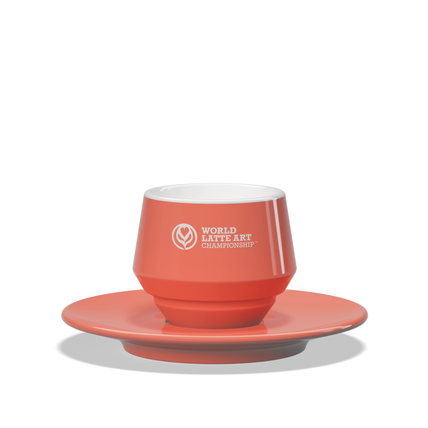 1 x Maniko Double Coffee Cup with Saucer - WLAC San Diego 2026 Official Mug