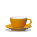 1 x Tulipano Cappuccino Cup with Saucer