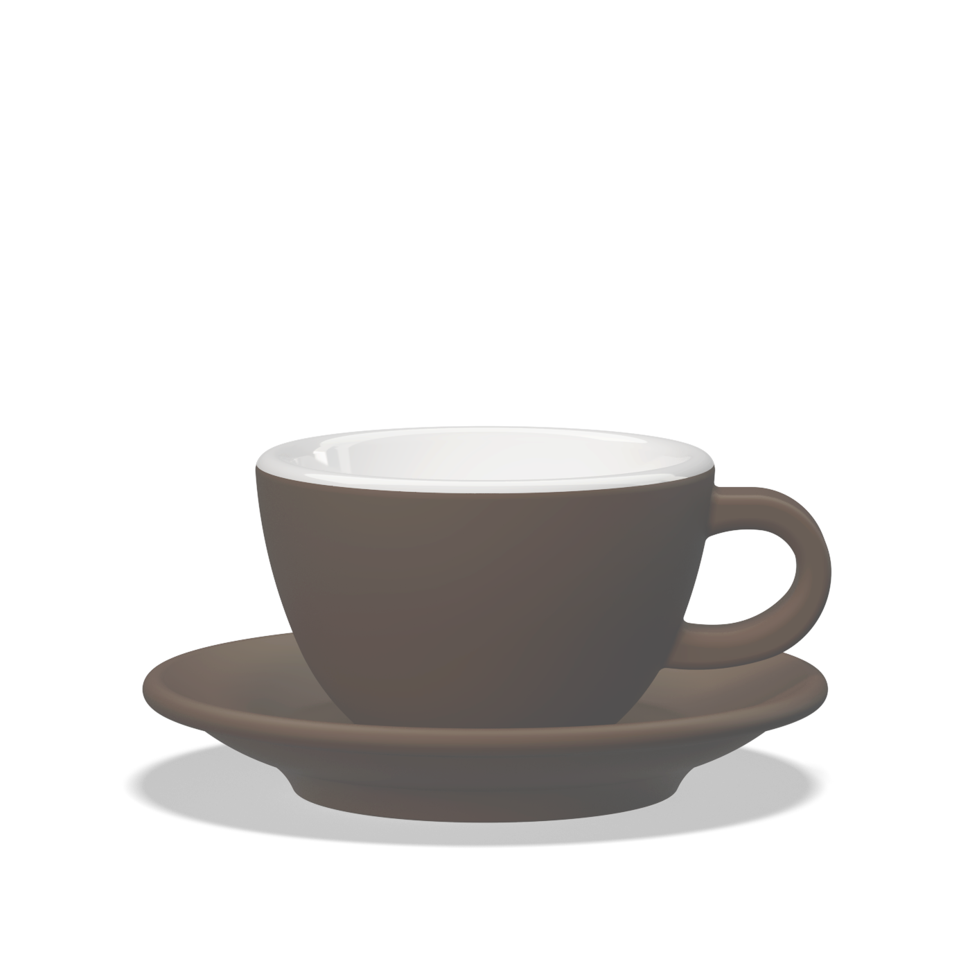 1 x Tulipano Cappuccino Cup with Saucer