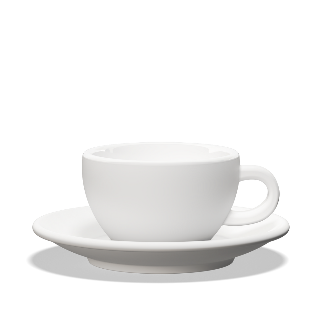1 x Tulipano Milk Cup 260cc with Saucer