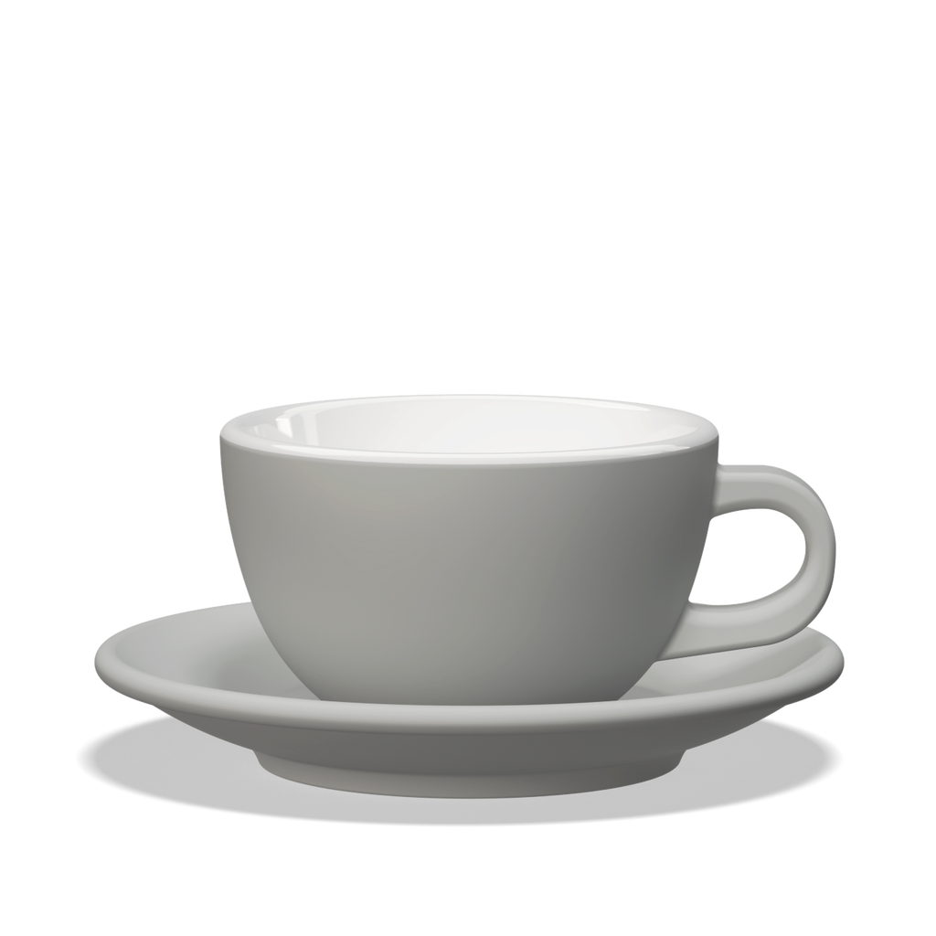 1 x Tulipano Milk Cup 300cc with Saucer