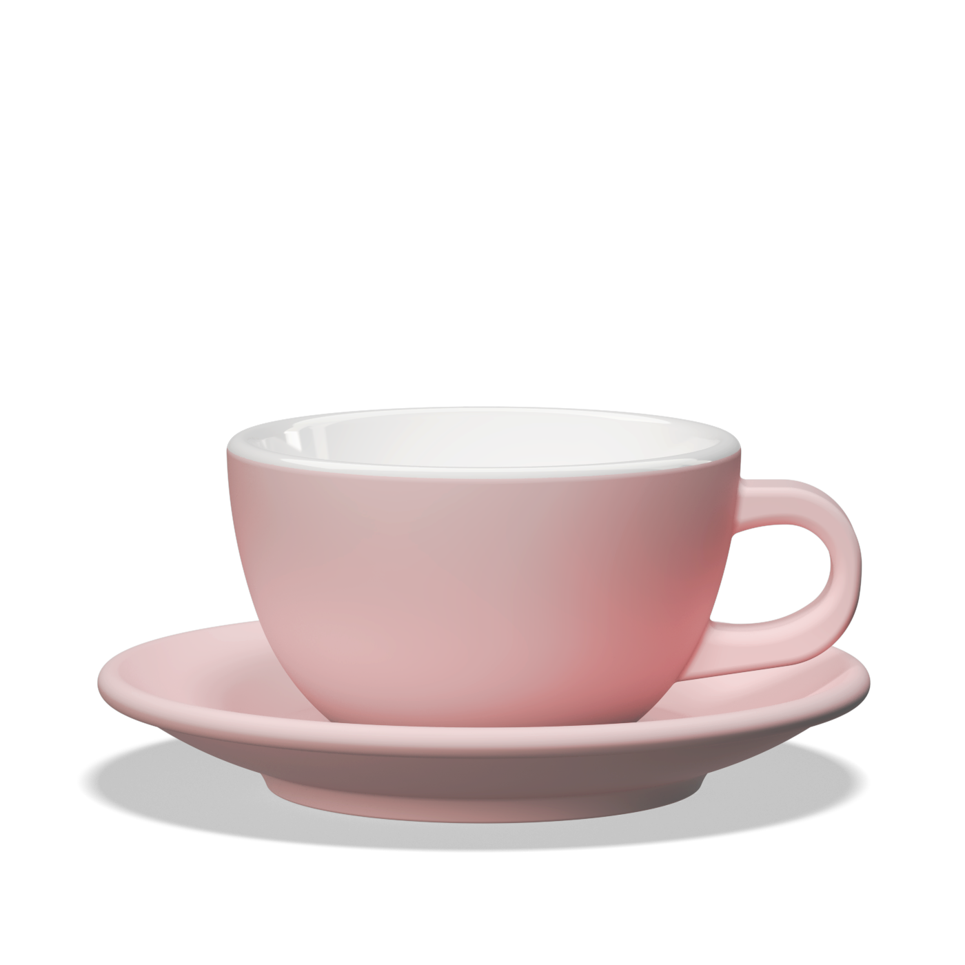 1 x Tulipano Milk Cup 300cc with Saucer